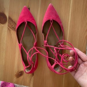 Aquazzura flat with very cute colour